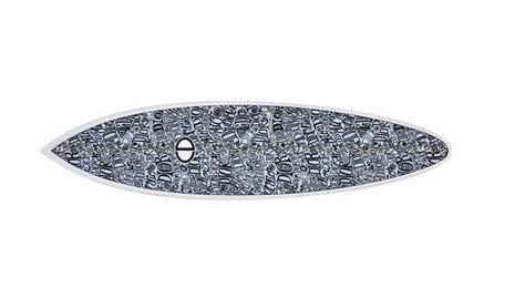 Dior signe une planche de surf ultraluxe .